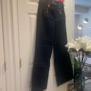 Diane Gilman Wide Leg Sailor Jeans